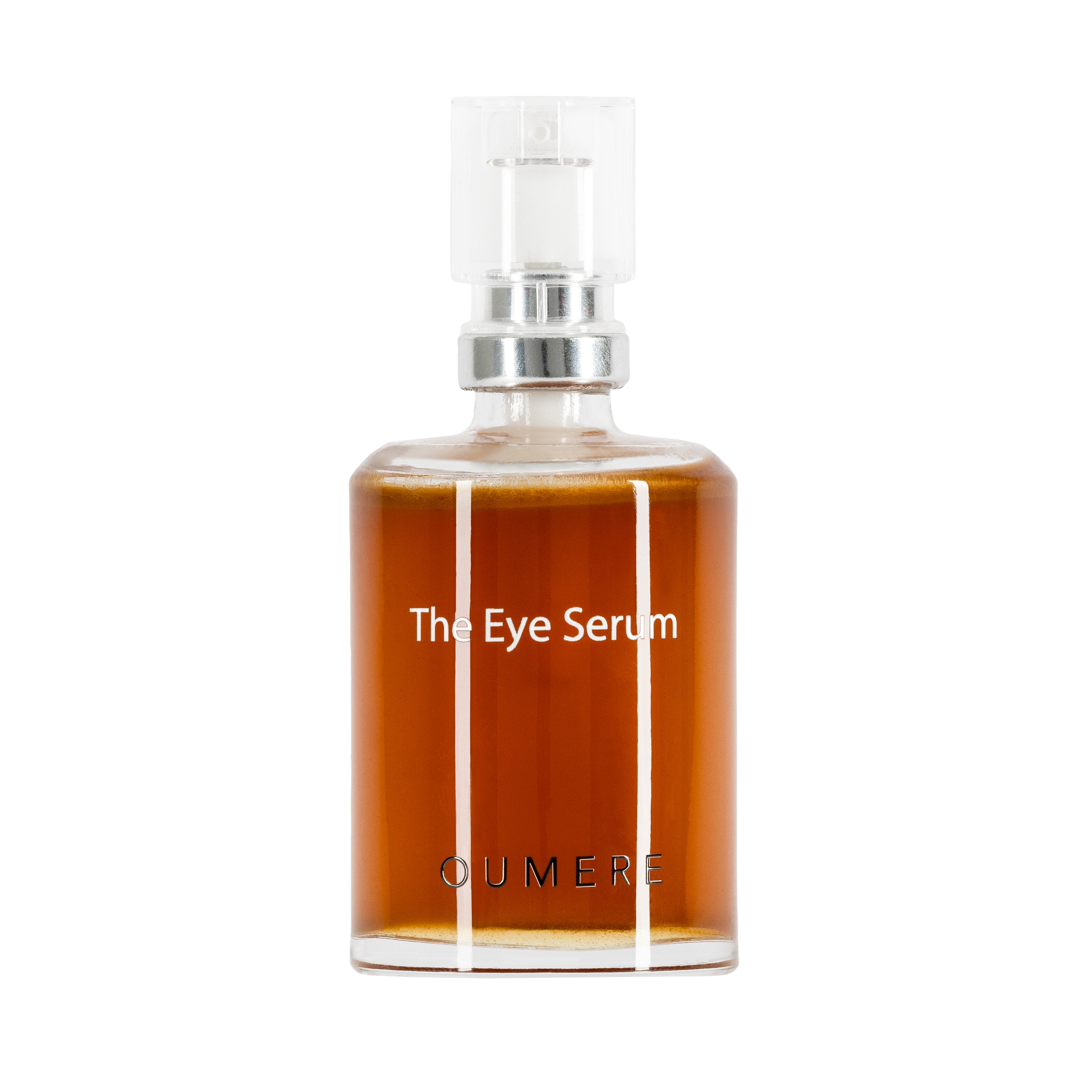 The Eye serum, glass bottle with dispensing pump